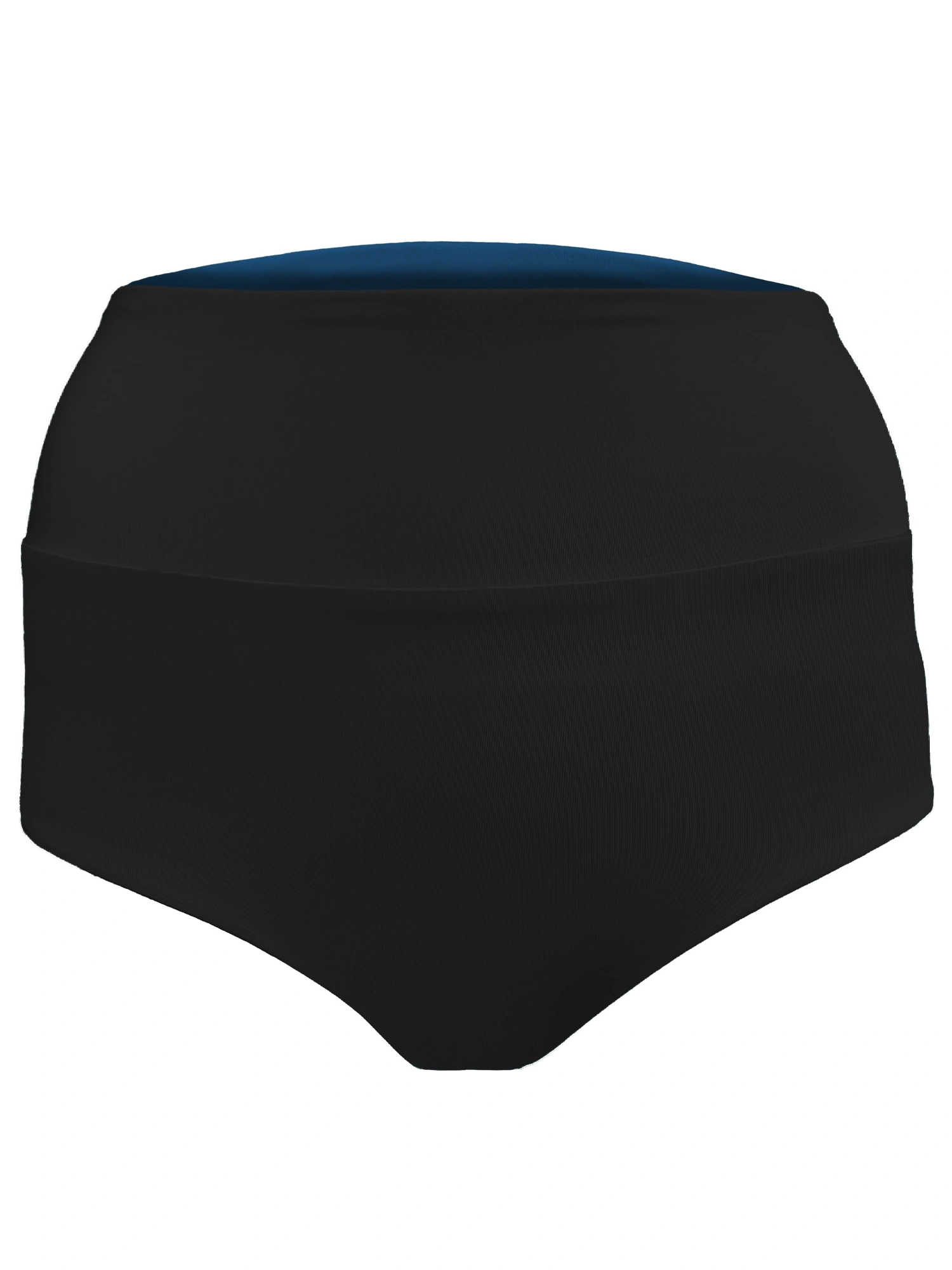 Bikini Shorts Wave Reversible Black & Navy Blue 2