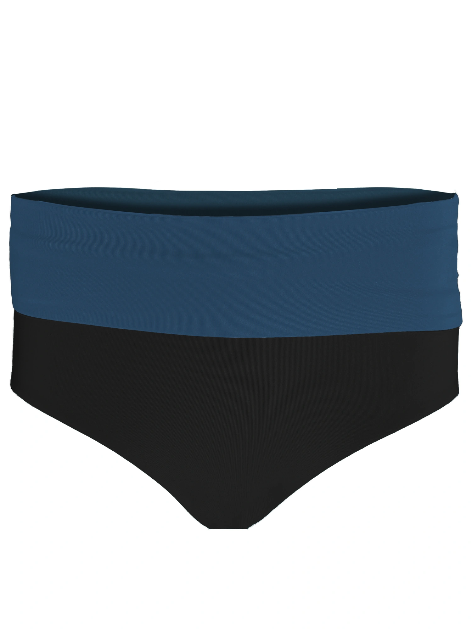 Bikini-Shorts Wave Wendbar Schwarz & Marineblau 4