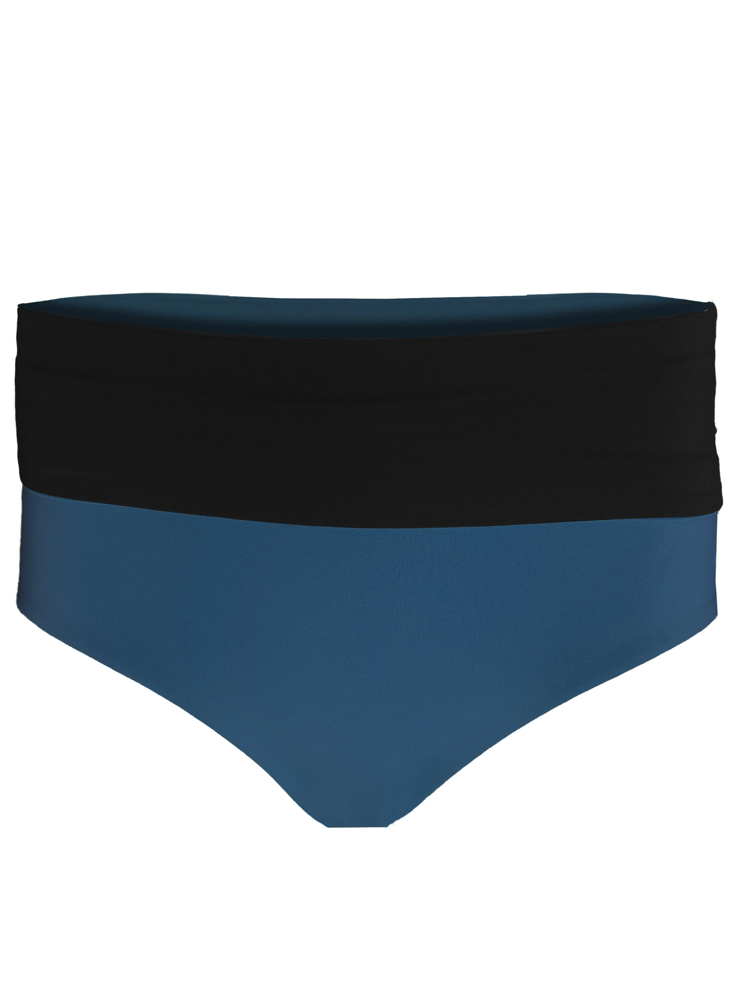 Bikini Shorts Wave Reversible Black & Navy Blue 8