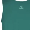 Ärmelloses Sportsshirt aus Baumwolle grün