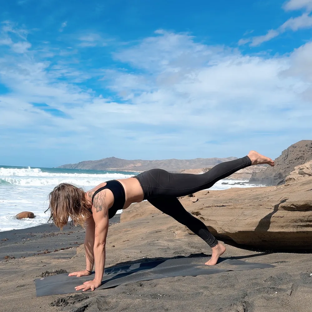 Kraft durch Yoga und Klettern